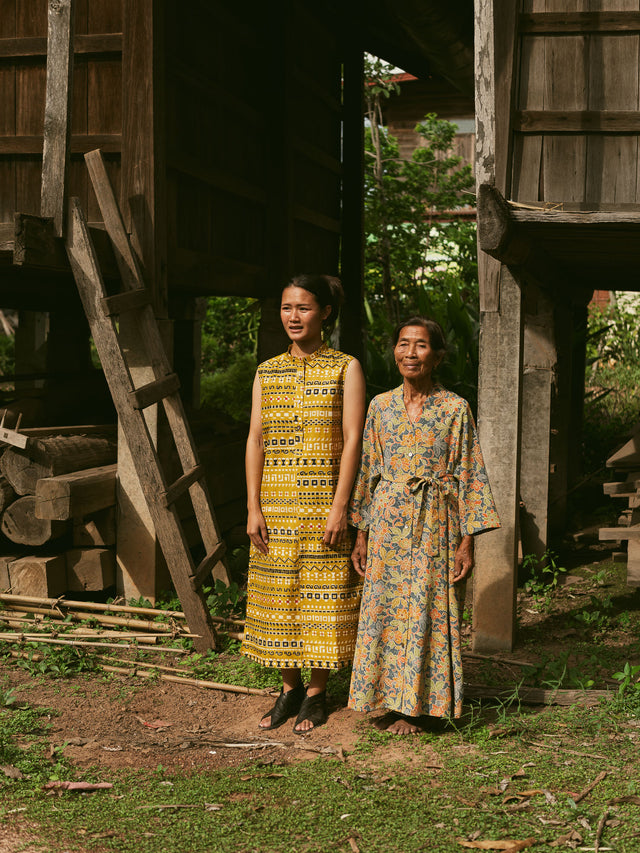Green square collection - Easy Wide Pants 