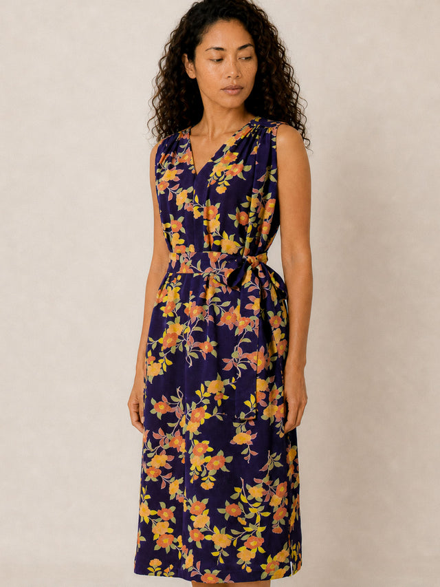 Navy Tsubaki Dress