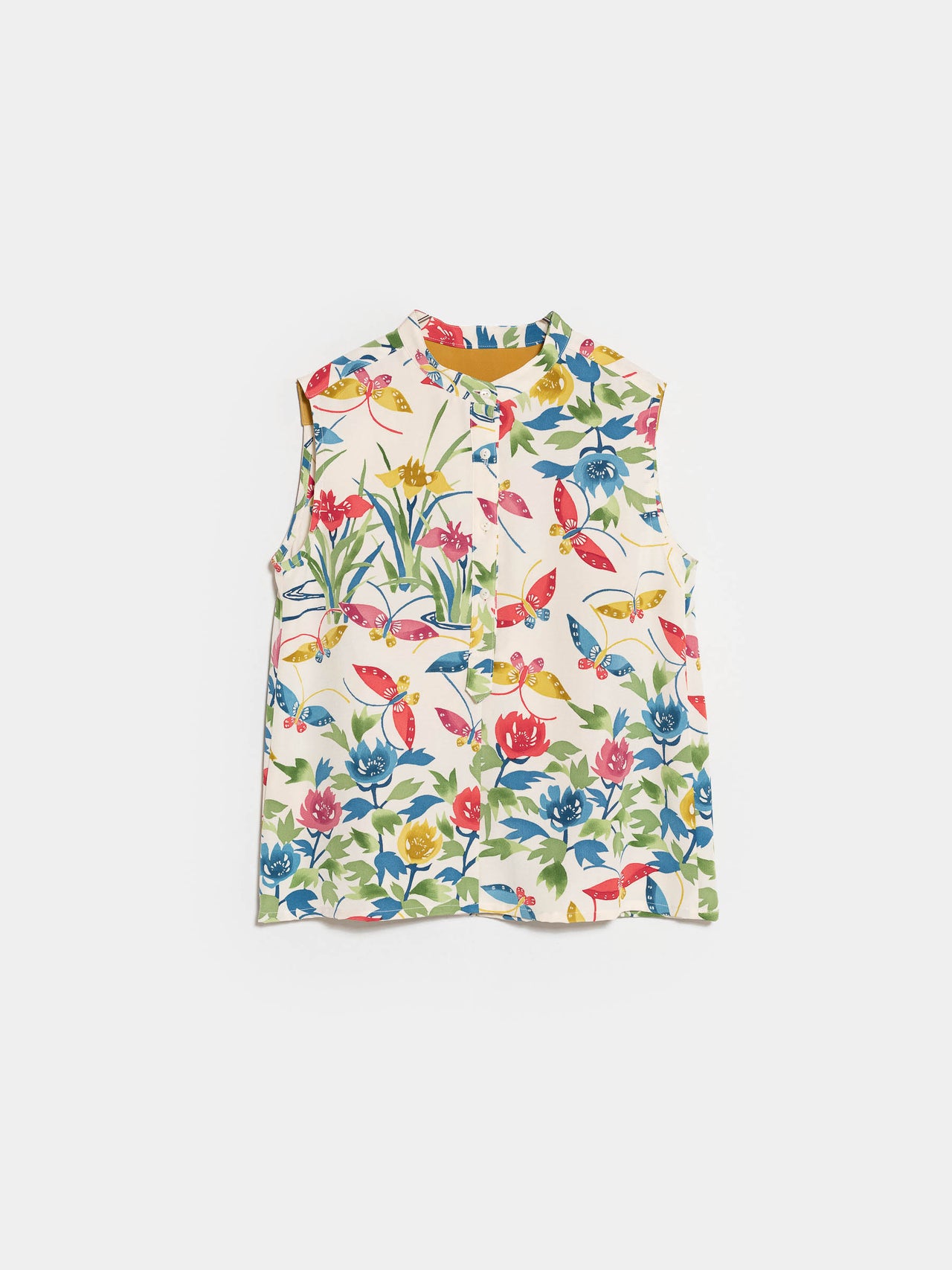 Flying Butterfly in lively spring Kochi blouse TSURUTO