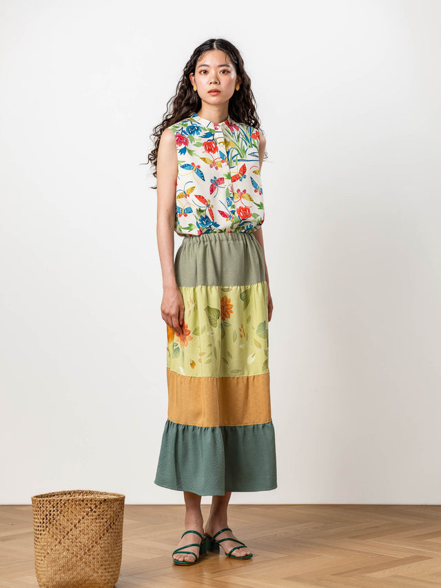 Nihon Garden - Furinso Tiered Skirt