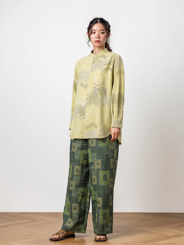 Green square collection - Easy Wide Pants 