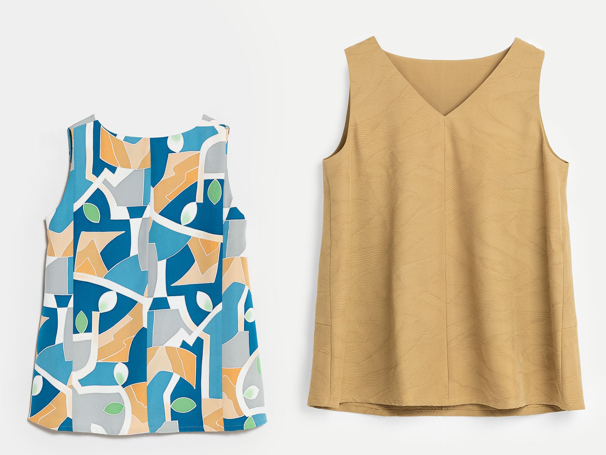 月ブラウス｜ノースリーブ｜きもの時季（とき）のシャツ・ブラウス