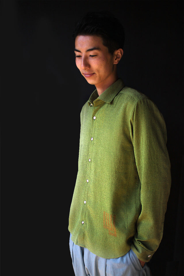 Kimono Shirts - Sh01（セミオーダー）| by NIGELLA | 着物リメイク　シャツ