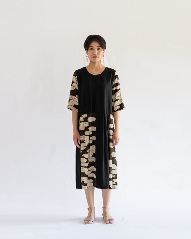 Cha Haori-dress | Kimono dress |  by Tsuruto｜Kimono-fuku custom ordering