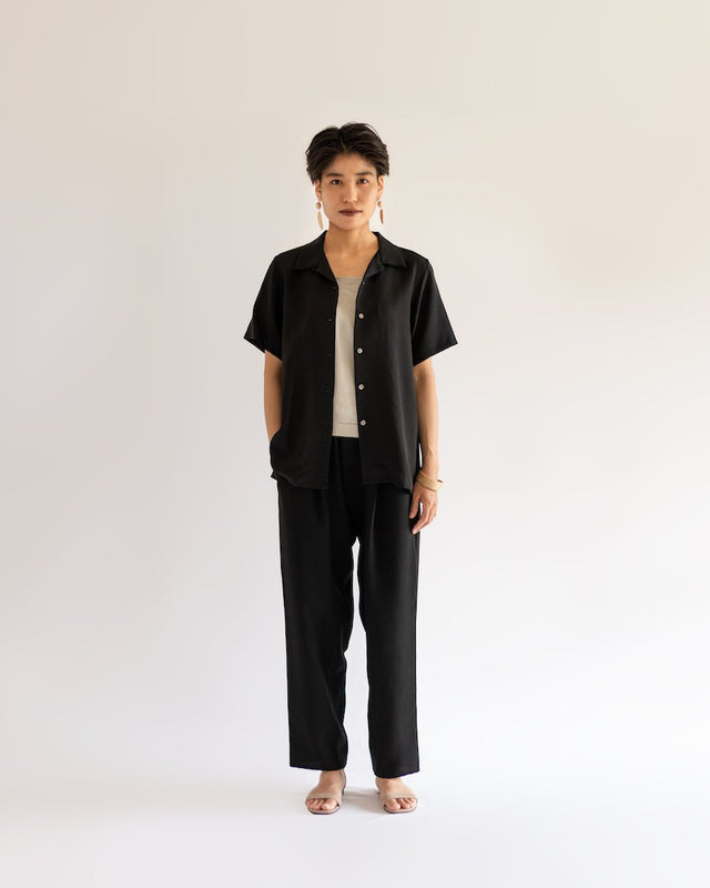 Yue shirt | Kimono Hawaiian Shirt |  by Tsuruto｜Kimono-fuku custom ordering