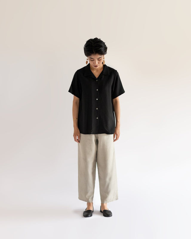 Yue shirt | Kimono Hawaiian Shirt |  by Tsuruto｜Kimono-fuku custom ordering