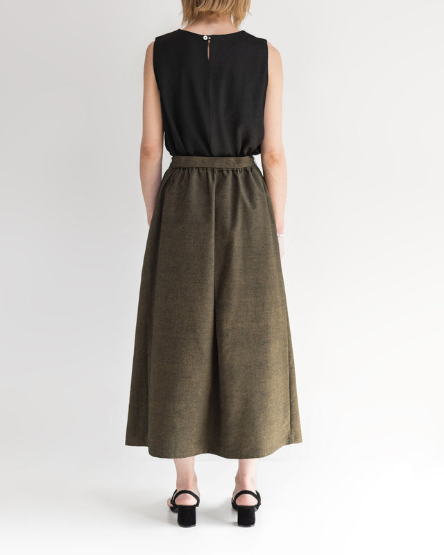 Kimono Flared Skirt-Sk03 (Semi-order) | by Hana to Taiyo | Kimono Remake Furusakusa Flare Skirt