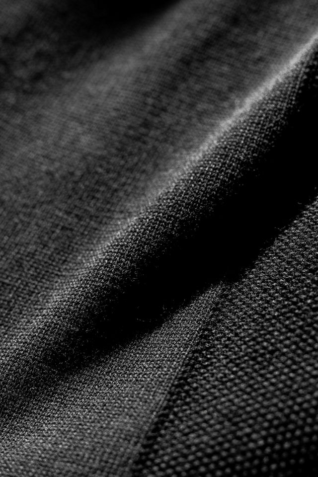 12G Cotton Dolman Knit BLACK | YANTOR ヤントル