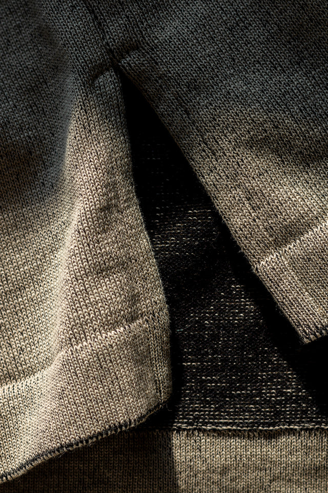 12G Cotton Dolman Knit Gray beige | YANTOR ヤントル